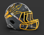 ASU-3D-AnthraciteGold-Helmet