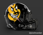 ASU-3D-BlkSprkyFace-Helmet