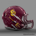 ASU-3D-MaroonSparky-Helmet