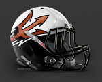 ASU-BlkCppr-2Tone-FootballHelmet