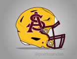 ASU-Intertwined-Gold-Helmet