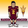 ASU-MikeBercovici-MaroonMonsoon