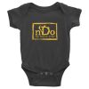 nDo Infant Dark Short Sleeve One-Piece