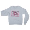 nDo Unisex Fleece Raglan Sweater Maroon Artwork - Image 2