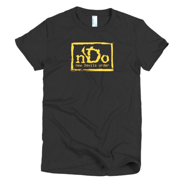 nDo Women's Fine Jersey T-shirt Gold Artwork