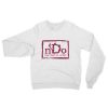 nDo Unisex Fleece Raglan Sweater Maroon Artwork