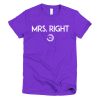 Mrs. Right Short Sleeve T-shirt - Image 10
