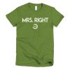 Mrs. Right Short Sleeve T-shirt - Image 3