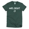 Mrs. Right Short Sleeve T-shirt - Image 6