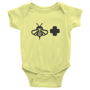 Bee Positive Baby Onesie