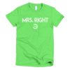 Mrs. Right Short Sleeve T-shirt - Image 12