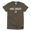 Mrs. Right Short Sleeve T-shirt - Image 5