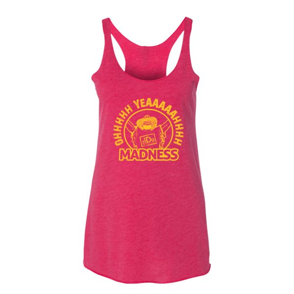Madness – Fan Series – Gold Artwork Ladies' Tank Top - Image 4