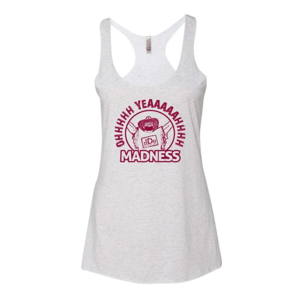 Madness – Fan Series – Maroon Artwork Ladies' Tank Top - Image 3