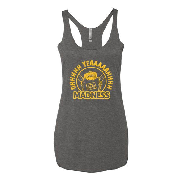 Madness – Fan Series – Gold Artwork Ladies' Tank Top - Image 3