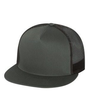 nDo Graphite/Copper Five Panel Trucker Cap