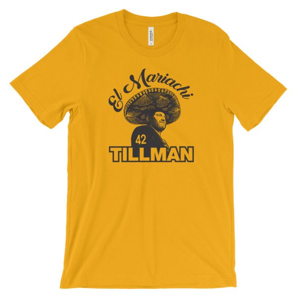 El Mariachi Tillman – Fan Series – Unisex (up to 4XL) Short Sleeve Black Artwork - Image 12
