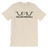 Shrug - College Football - Unisex (up to 4XL) Short Sleeve Black Artwork - Image 7