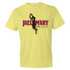 Jael Mary – Men’s Short Sleeve Maroon Artwork - Image 5