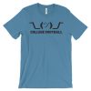 Shrug - College Football - Unisex (up to 4XL) Short Sleeve Black Artwork - Image 9