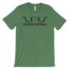 Shrug - College Football - Unisex (up to 4XL) Short Sleeve Black Artwork - Image 4