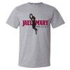Jael Mary – Men’s Short Sleeve Maroon Artwork - Image 4