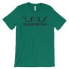 Shrug - College Football - Unisex (up to 4XL) Short Sleeve Black Artwork - Image 6