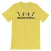 Shrug - College Football - Unisex (up to 4XL) Short Sleeve Black Artwork - Image 10