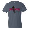 Jael Mary – Men’s Short Sleeve Maroon Artwork - Image 2
