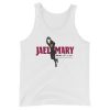 Jael Mary - Unisex Tank Top - Maroon Artwork - Image 2