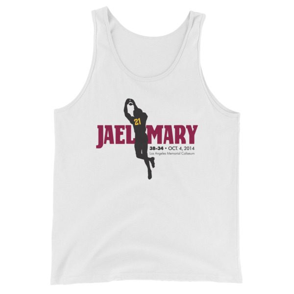 Jael Mary - Unisex Tank Top - Maroon Artwork - Image 2