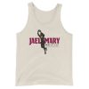 Jael Mary - Unisex Tank Top - Maroon Artwork