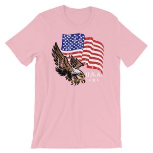 American Flag & Eagle Short-Sleeve Unisex T-Shirt Color Set 02