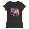 American Flag & Eagle Ladies' short sleeve t-shirt - Image 2