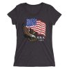 American Flag & Eagle Ladies' short sleeve t-shirt