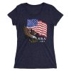 American Flag & Eagle Ladies' short sleeve t-shirt - Image 4