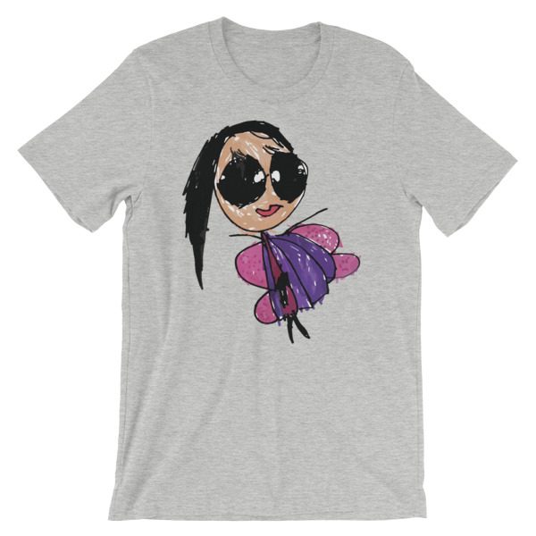 Mommy Butterfly - Kid Creation - Short-Sleeve Unisex T-Shirt - Image 3