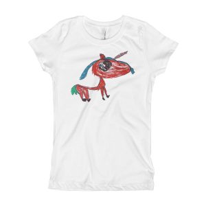 Kid Creation - Unicorn Drawing - Girl's T-Shirt