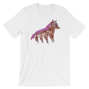 Kid Creation - Horse Drawing - Short-Sleeve Unisex T-Shirt